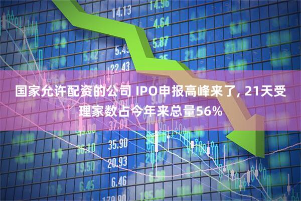 国家允许配资的公司 IPO申报高峰来了, 21天受理家数占今年来总量56%